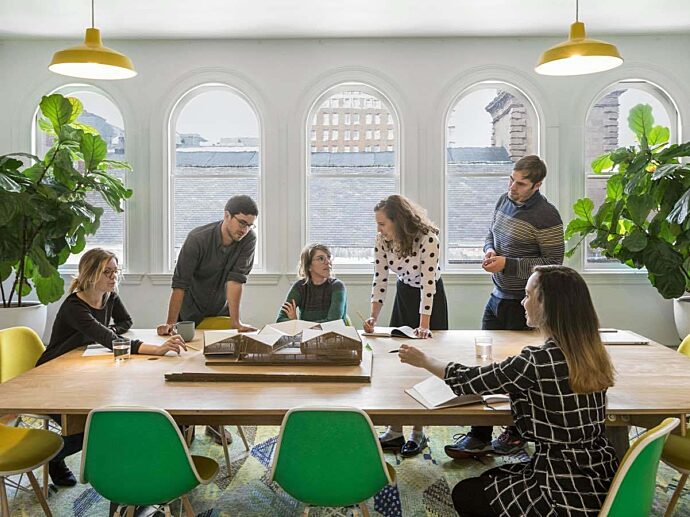 collaborative teamwork conference room furniture eames chair boston nyc providence manchester