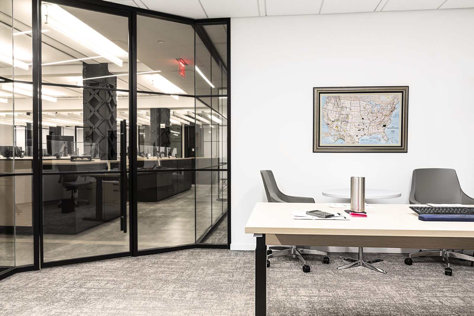 Creative Office Pavilion NYC New York City Private Office with Herman Miller Commercial Furniture