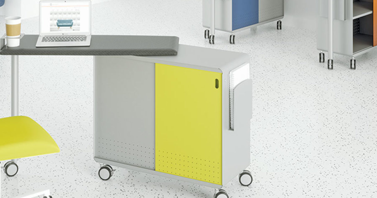 Axcess Mobile Desk; Model AX35 Creative Office Pavilion